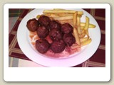 Κεφτεδάκια / Meat balls in tomato sauce